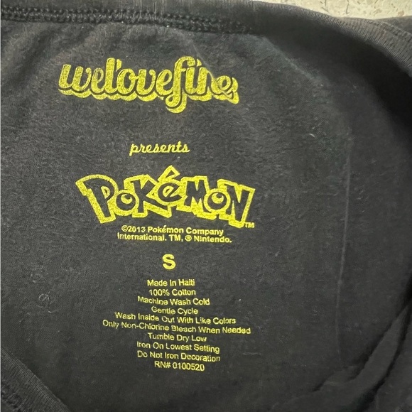 2013 We Love Fine Pokemon Tank Top Size Small - Picture 5 of 5